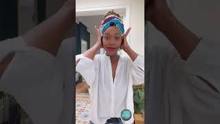 Nouer foulard partie 2 foulard africaine Ankara styles  Suivez le Tuto [upl. by Ahsienal]