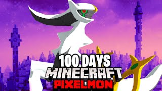 I Spent 100 DAYS in Minecraft Pixelmon Against my Rival Duos Pokémon [upl. by Lirret943]