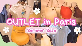 【Paris Vlog🇫🇷】Summer Sale中のアウトレットへ！新店舗も続々オープン！パリから電車で行けるアウトレット🛍️ [upl. by Ivon620]