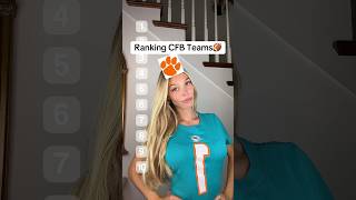 Ranking College Football Teams🏈 collegefootball cfb football sports shorts [upl. by Sussman328]