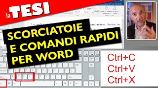 SCORCIATOIE e COMANDI RAPIDI per WORD ⏱ semplificare la stesura della Tesi [upl. by Trebo]