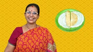 Healthy Dosa Recipe in Tamil  Paruppu Dosa Recipe in Tamil  Dosai and Red Coconut Chutney in Tamil [upl. by Marissa529]