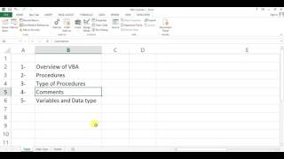 VBA Tutorial1 Start with VBA [upl. by Telford]