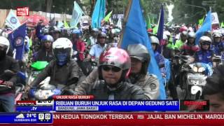 Buruh Bandung Tolak UMP Rp 13 Juta [upl. by Llerrat]