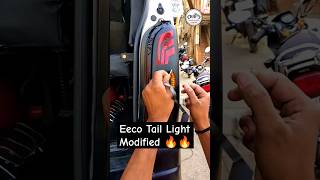 Eeco Tail Light Modified 🔥🔥🔥 shorts carsticker eecomodified modified sticker radium [upl. by Englebert]