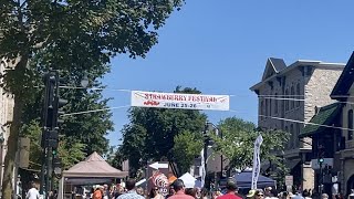 Family Outing to Strawberry Fest 2022  Cedarburg WI  Bog Life [upl. by Salhcin]