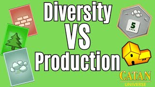 CATAN  Should I Take Diversity OR Production  Game 442 [upl. by Ibor708]