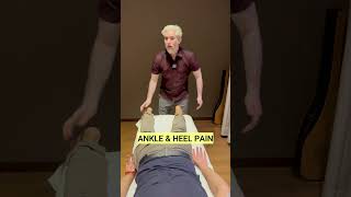 Chiropractic adjustment for ankle and heel by chiropractor Dr Sudarshan [upl. by Joerg828]