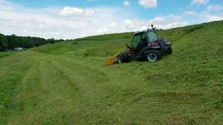 TT240 With Alamo SH88 Landfill Mowing [upl. by Zachar]