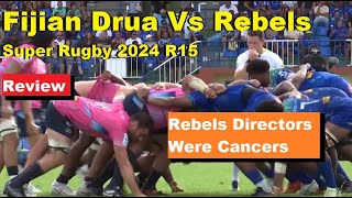 Review Fijian Drua Vs Melbourne Rebels Super Rugby 2024 Reactions Analysis Recap [upl. by Thomasa]