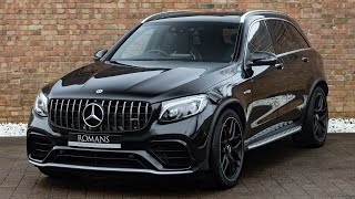 2018 MercedesAMG GLC 63 S 4MaticObsidian Black Walkaround Interior amp exhaust sound High Quality [upl. by Nnairol]