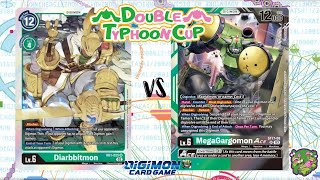 DIGIMON TCG Double Typhoon Cup match Diarbbitmon Green vs MegaGargomon Green  POKESOS [upl. by Vharat897]