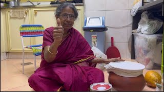 பாட்டி துபாயில் மோர் மிளகாய் போடும் அழகே தனி😍🥰🥳❤️Making Butter Milk Chilly at Dubai cooking food [upl. by Godbeare]