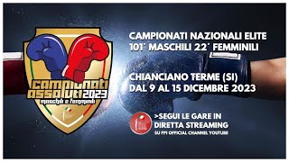 CAMPIONATI ITALIANI ASSOLUTI MF 2023  DAY 1  RING B [upl. by Nemzzaj]