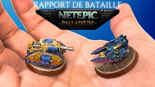 WARHAMMER 40K POUR LES FOURMIS Rapport de bataille Netepic Palladium Astra militarum vs Aeldari [upl. by Edyak]