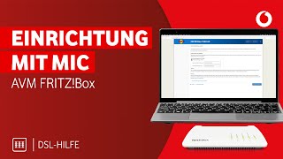 AVM FRITZBox einrichten So einfach geht´s mit Modeminstallationscode MIC [upl. by Chirlin]