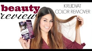 Review Kruidvat Color Remover [upl. by Yellah]