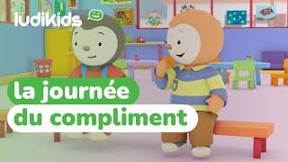 Célébrons la journée Internationale du compliment avec Tchoupi [upl. by Formica]