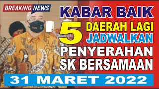 🔴 NI PPPK 100  SEJUMLAH DAERAH BERSAMAAN SERAHKAN SK AGAR DIGAJI APRIL 2022 SEMOGA AJA CAER THR [upl. by Aneehsyt]