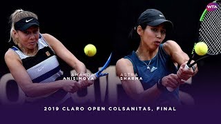 Amanda Anisimova vs Astra Sharma  2019 Claro Open Colsanitas Final  WTA Highlights [upl. by Sierra]