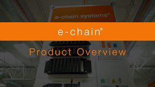 Overview  echain® cable carriers types and sizes [upl. by Neelyad]