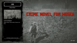 RDR2 Camp item Request Hosea Crime Novel [upl. by Seagraves]