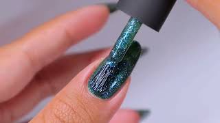 Reflective Glitter Polish  Today nailpolish nailpolishcolours nailpolishswatch [upl. by Nylime118]