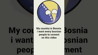 Im from bosnia countryballs bosnia [upl. by Napra119]