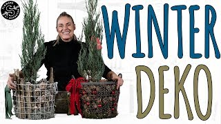 WEIHNACHTSDEKO FÜR AUßEN  KLASSISCH ROT ODER WINTERLICH WEIß  WEIHNACHTSDEKO DIY [upl. by Matti]