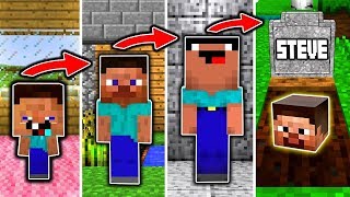 STEVE LEBENSZYKLUS in Minecraft  Vom NEULING zum PROFI [upl. by Sackman]