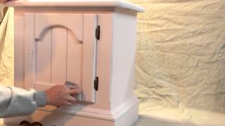 Chalk Paint Furniture Distressing Shabby Chic Look [upl. by Tobias]