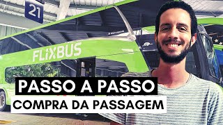 COMO COMPRAR PASSAGEM DE ÔNIBUS BARATA PELA FLIXBUS  PASSO A PASSO [upl. by Celestyna]