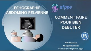 Echographie abdominopelvienne  comment faire pour débuter manip to manip [upl. by Neerehs594]