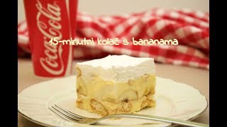 15minutni kolač s bananama • ReciPeci Sandre Gašparić [upl. by Whitten56]