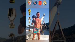 Ramos Team Cups Sevilla PSG Spain Real Madrid football shorts ramos psg realmadrid [upl. by Niveg649]