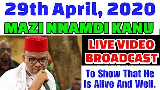 LIVE MAZI NNAMDI KANU LIVE BROACAST ON 29th APRIL 2020 ON RADIO BIAFRA FULL LIVE VIDEO [upl. by D'Arcy566]