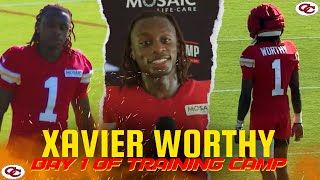 Chiefs Rookie WR Xavier Worthy Is Back On The Field For Camp  Hes Ready To Go [upl. by Milks304]