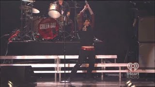 Green Day Freak Out Meltdown Live at iHeartRadio Music Festival 2012 [upl. by Ordnazil]