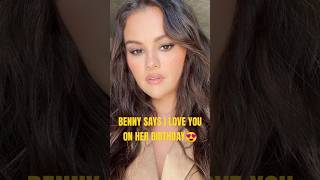 Selena Gomez celebrates her birthday and boyfriend Benny Blanco says I love you [upl. by Vinni352]