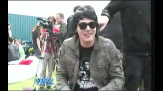 Gerard Way Interview on Scuzz TV at Download Festival 2007 [upl. by Leonsis979]