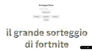 il sorteggio dei 500 iscritti [upl. by Nanaj604]