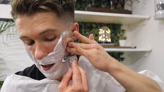 How to Shave with a Safety Razor MÜHLE Shaving tutorial [upl. by Somerset]