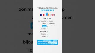 Le vocabulaire anglais du commerce 🇬🇧 [upl. by Ailsun]