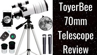 ToyerBee 70mm Telescope Review  Telescopes For Beginners Kids  Price Under 100  Astronomy [upl. by Nodnab]