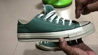 Converse all star chuck Taylor 1970 สีเขียว [upl. by Arbas]