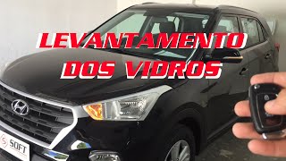 Hyundai Creta a partir de 2018  Levantamento de vidros  AW44 Plug and Play Antiesmagamento [upl. by Porcia]