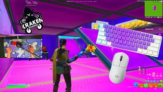 ⭐️Unboxing Kraken Pro 60 Keyboard⭐️ASMR Chill 🤩3V3V3 Go Goated 🎧 Satisfying Fortnite 240 FPS⭐️ [upl. by Leihcar823]