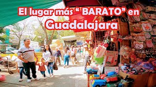 Aqui es Donde se surten los mayoristas la zona más quotBARATAquot de Guadalajara Av Javier mina Obregón [upl. by Eyllom]