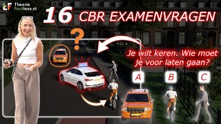 16 Lastige CBR Theorie Vragen 2024 [upl. by Htilil]