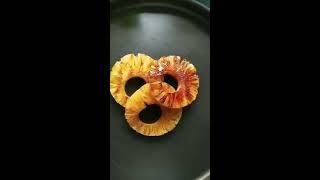 Kai Grilled pineapples with caramel full recipe video  Powered By Fresh Cartons [upl. by Kenlee385]